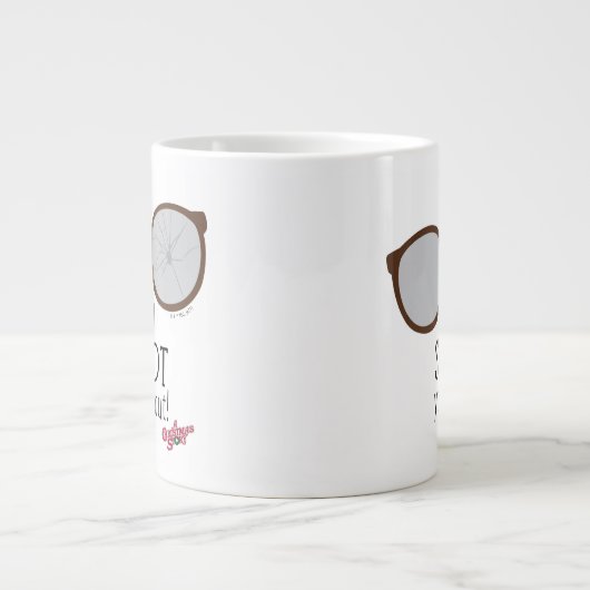 Du wirst dein Auge ausschmeißen! Jumbo-Tasse (Vorderseite)