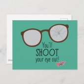 Du wirst dein Auge ausschmeißen! Postkarte (Vorne/Hinten)