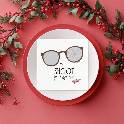 Du wirst dein Auge ausschmeißen! Serviette