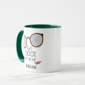 Du wirst dein Auge ausschmeißen! Tasse (Vorderseite Links)