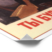 Du wirst ein glückliches Leben haben Poster (Ecke)