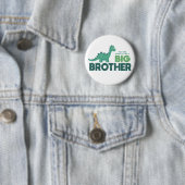 Du wirst ein großer Bruder-Dinosaurier sein Button (Beispiel)
