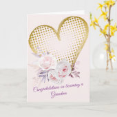 Du wirst ein Oma sein Karte (Gelbe Blume)