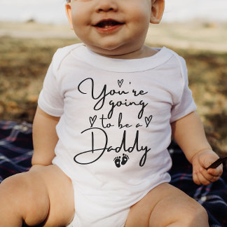 Du wirst eine Ankündigung für ein Daddy-Baby Baby Strampler