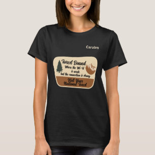 "Du wirst es nie wissen, außer du gehst" Benutzerd T-Shirt