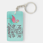 Du wirst es nie wissen schlüsselanhänger (Rückseite)