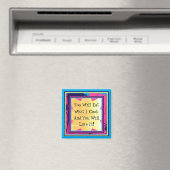 Du wirst essen, was ich koche Funny Food Puff Magnet (In Situ (Geschirrspüler))