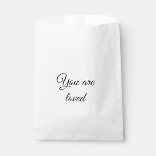 Du wirst geliebt Sonnnenmotivationszitat achtsam g Geschenktütchen