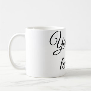 Du wirst geliebt Sonnnenmotivationszitat achtsam g Kaffeetasse