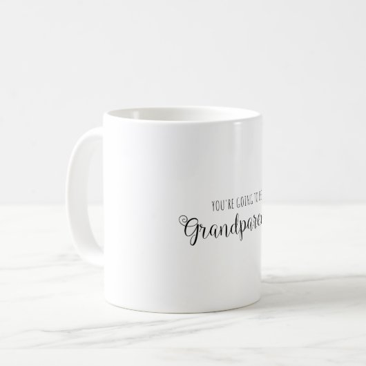 Du wirst Großeltern sein Kaffeetasse (Vorderseite Links)