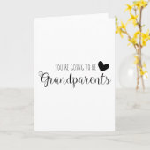 Du wirst Großeltern sein Karte (Gelbe Blume)