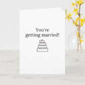 Du wirst heiraten karte (Gelbe Blume)