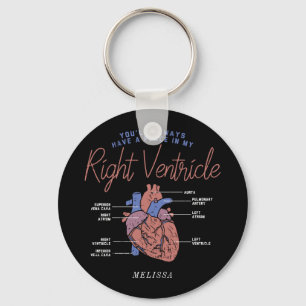 Du wirst immer in meiner Personalisierten Krankens Schlüsselanhänger