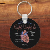 Du wirst immer in meiner Personalisierten Krankens Schlüsselanhänger (Vorderseite)