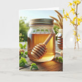 Du wirst immer mein Honig sein Karte (Gelbe Blume)