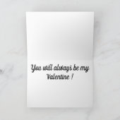 Du wirst immer mein Valentine sein! Ankündigung (Innenseite)