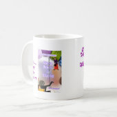 Du wirst mein Ziel erreichen! Granny, Fuchsia, MN  Kaffeetasse (Vorderseite Links)
