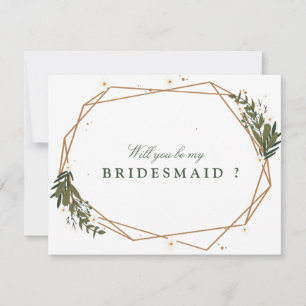 Du wirst meine Bridesmaid-Karte sein Dankeskarte