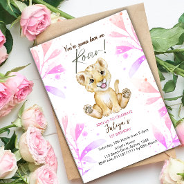 Du wirst mich am 1. Geburtstag rauschen hören Einladung