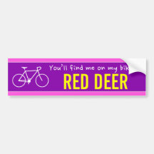 "Du wirst mich auf meinem Fahrrad in RED DEER find