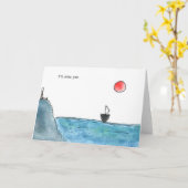 Du wirst mir fehlen karte (Gelbe Blume)