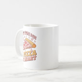 Du wirst mir immer eine Pizza zu Herzen nehmen Kaffeetasse (Vorderseite Links)