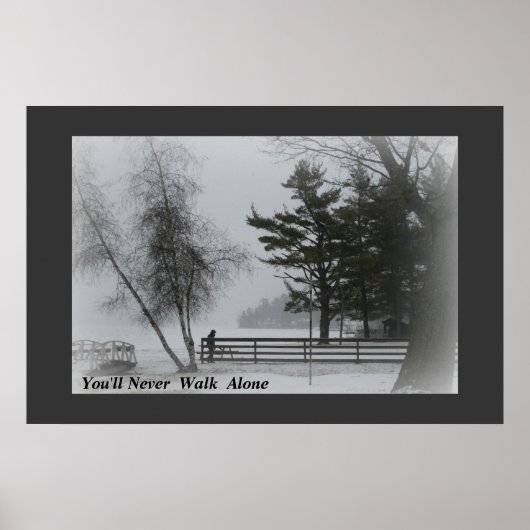 Du wirst nie allein laufen poster (Vorne)