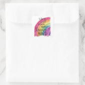 Du wirst nie bedauern, nette Aufkleber zu sein (Tasche)