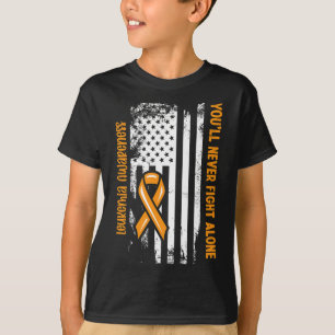 Du wirst niemals allein kämpfen Blutkrebs Leukämie T-Shirt