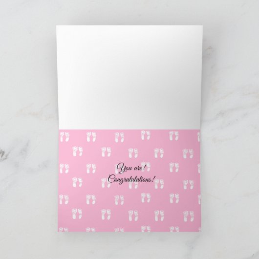 Du wirst Oma und Opa sein Karte (Innenseite)