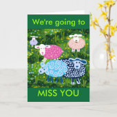 Du wirst uns fehlen karte (Gelbe Blume)