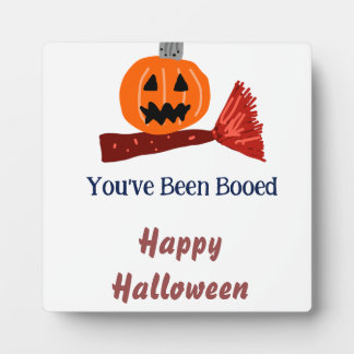 Du wurdest ausgebuht Frohes Halloween Kürbisesen B Fotoplatte