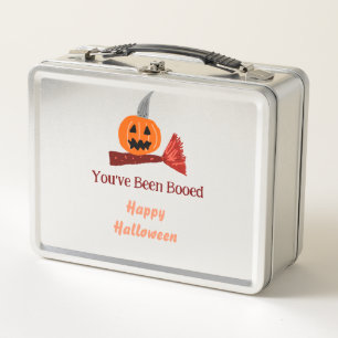 Du wurdest ausgebuht Frohes Halloween Kürbisesen B Metall Brotdose