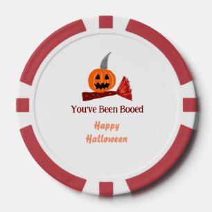 Du wurdest ausgebuht Frohes Halloween Kürbisesen B Pokerchips