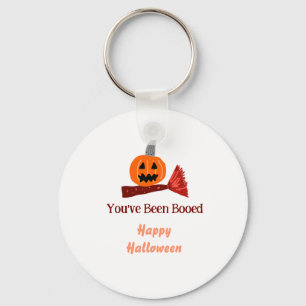 Du wurdest ausgebuht Frohes Halloween Kürbisesen B Schlüsselanhänger