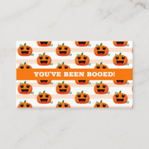 Du wurdest gebrannt Halloween-Bootkorb Visitenkarte
