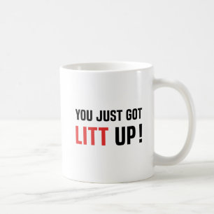 Du wurdest gerade richtig aufgedreht kaffeetasse