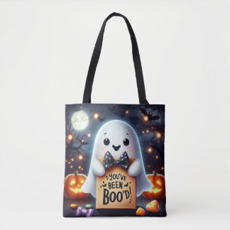 Du wurdest süß zum Halloween erschreckt Tasche