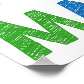 Du zählst das Klassenzimmer-Poster Poster (Ecke)