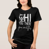 Du zählst Tri-Blend shirt (Vorderseite)