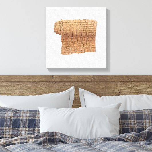 Du Zhong Canvas Print Leinwanddruck (Insitu (Schlafzimmer))