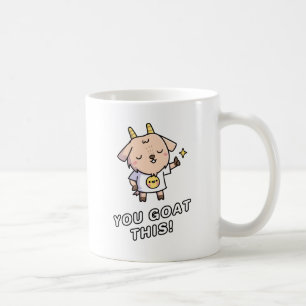 Du Ziege schaffst das, Süße Ziege Wortspiel Kaffeetasse