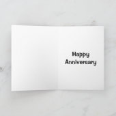 Du zündest mein Leben an! glücklicher Jahrestag Karte (Innenseite)