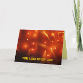 Du zündest mein Leben an! Karte (Vorderseite)