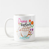 Duaa Before Coffee Kaffeetasse (Links)