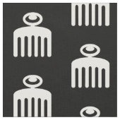 Duafe | Adinkra Symbol für weibliche Schönheit Stoff (Nahaufnahme)