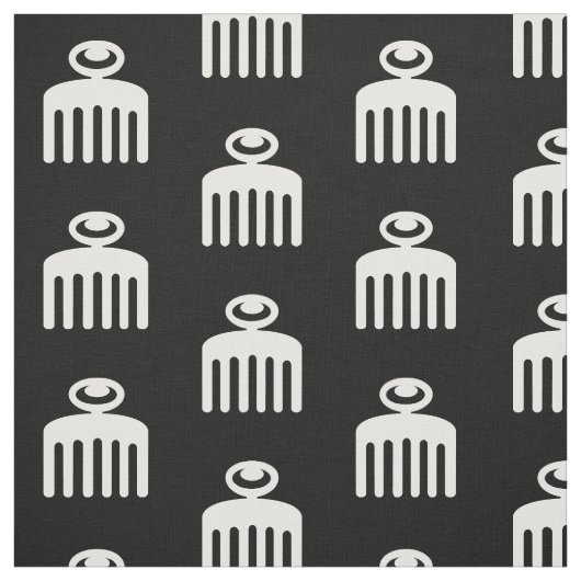 Duafe | Adinkra Symbol für weibliche Schönheit Stoff (Muster)
