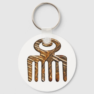 Duafe.African Adinkra Symbol Schlüsselanhänger