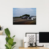 "Dual" 2 Nissan R35 auf PCH Poster (Heimbüro)