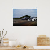 "Dual" 2 Nissan R35 auf PCH Poster (Küche)